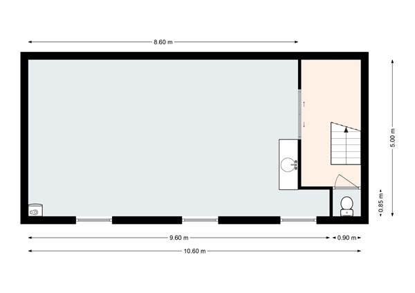 Floorplan - Sint-Antoniusstraat 13, 4611 TA Bergen op Zoom